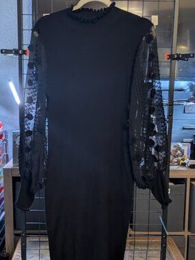 BCL5 ALMOST FAMOUS Black Bodycon Dress